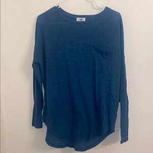 Old Navy Blue Heathered Tee